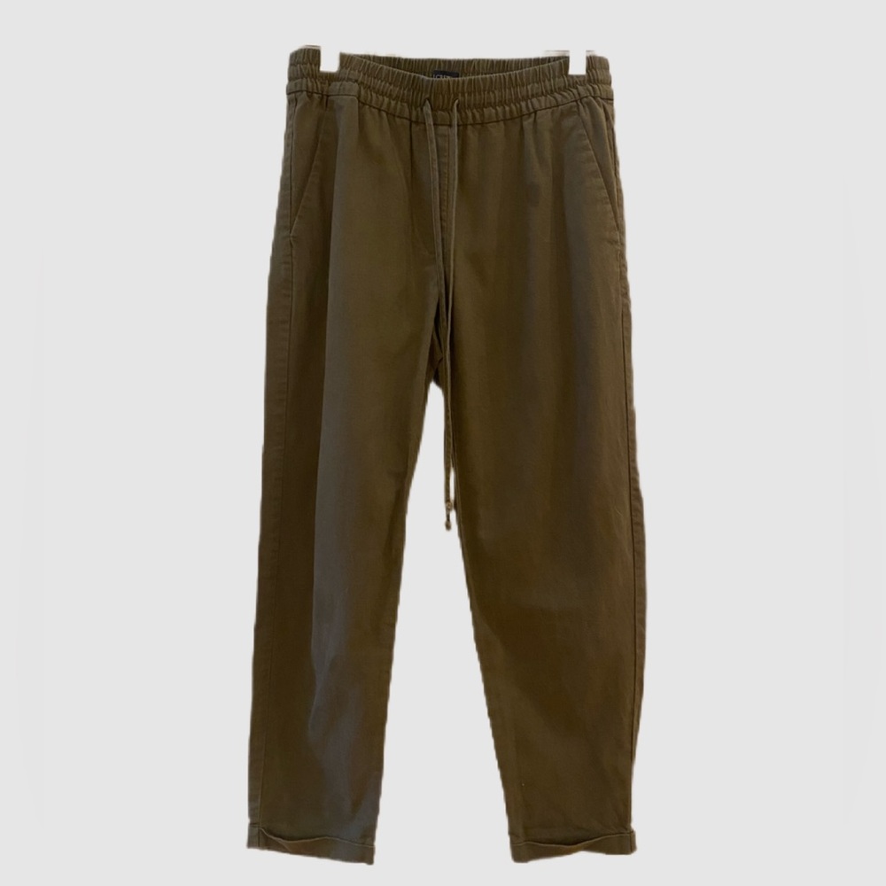 J crew Linen-cotton blend drawstring pant Size 2 Gently used condition